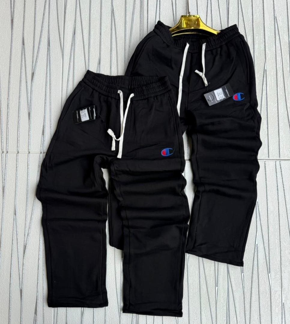 black Champion brand sweatpants