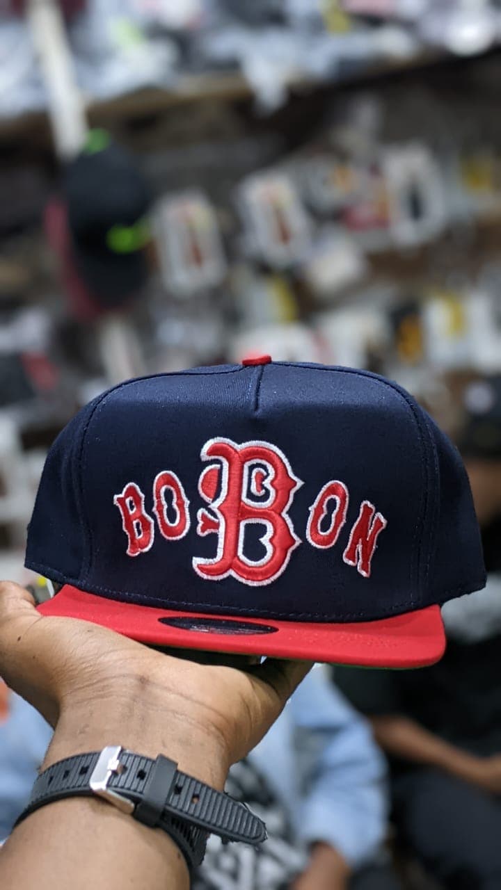 JL Cap BOBON embroidered snapback hat