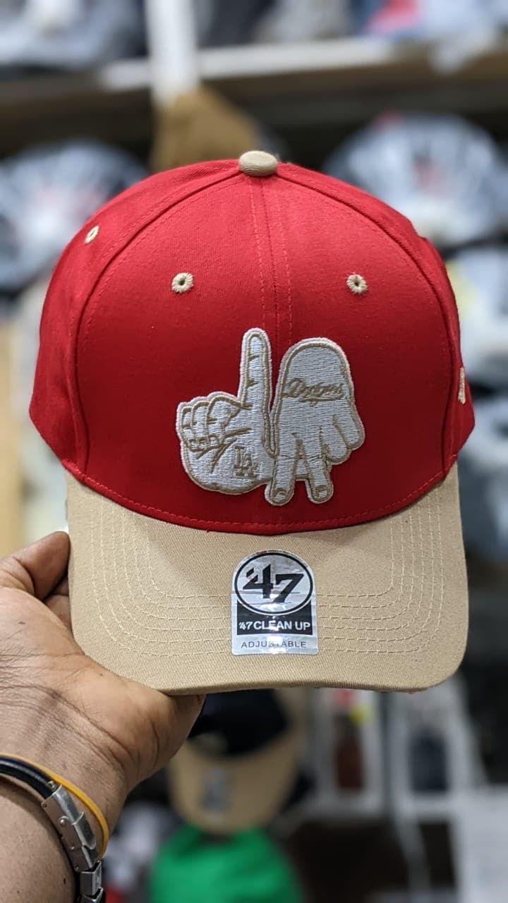 47 Brand Clean Up red and beige
