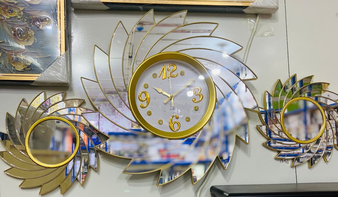 Set of 3 modern wall clock from Planet Zone LTD