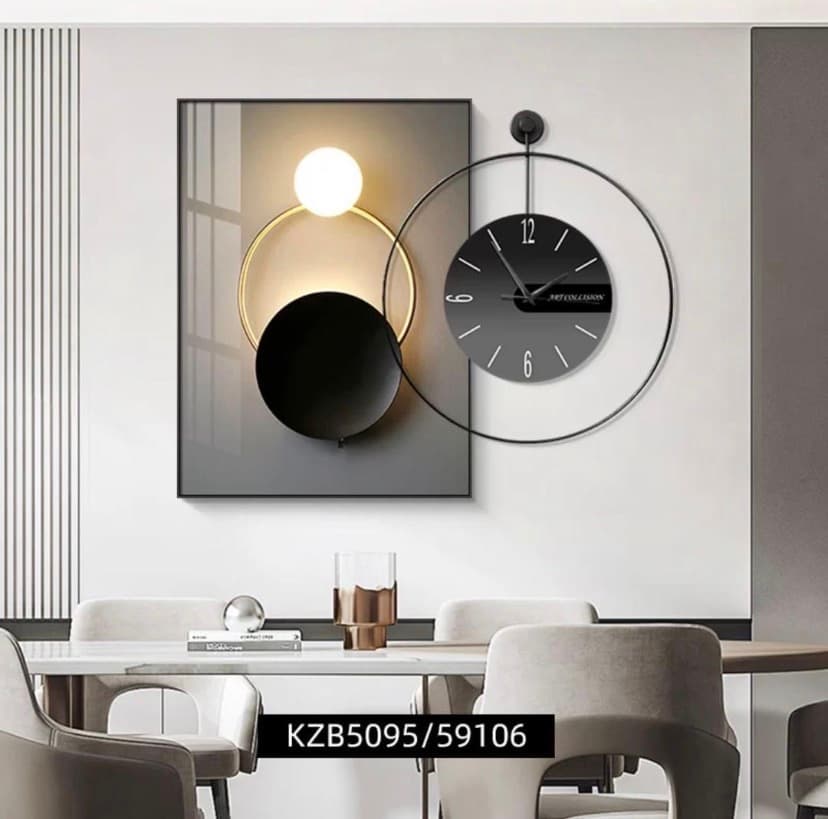 modern wall clock set