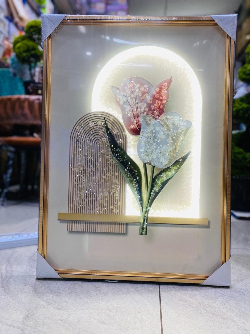 imported crystal art wall piece