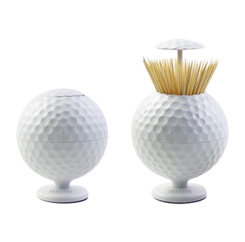 Seadream golf ball automatic toothpick holder