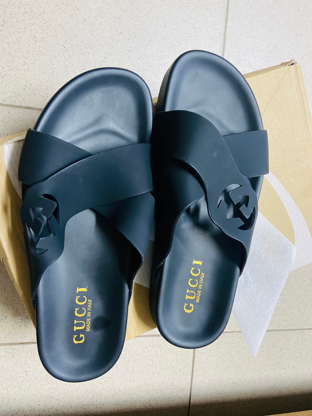 Gucci G Slide Sandals