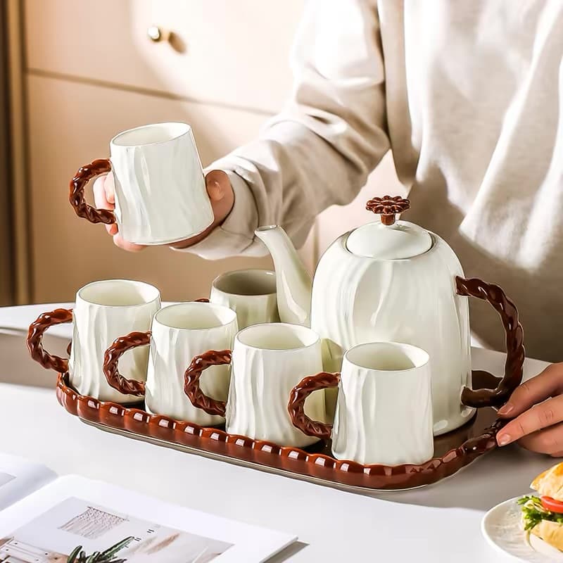 ceramic tea set