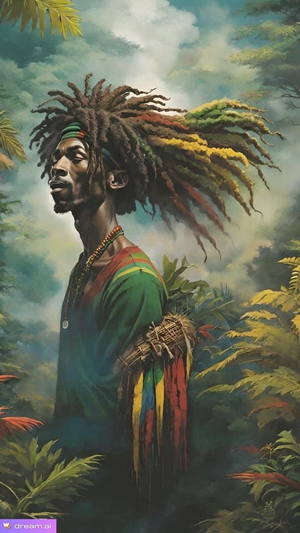 artwork- a hallmark of Rastafarian culture