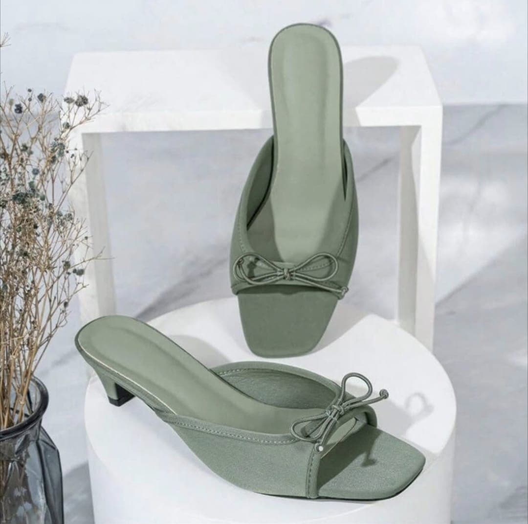 kitten heel mules image 1